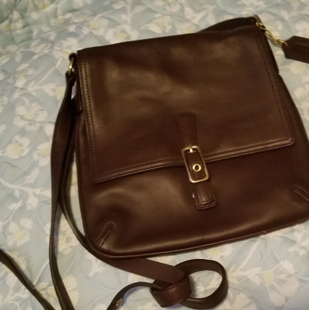 NWOT Coach crossbody bag brown